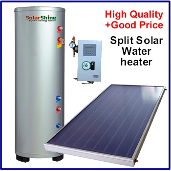 Supply Split Pressurized Type Solar Water Heater with Flat Plate Solar Collector Panel