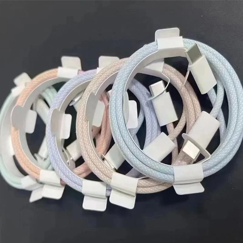 Nylon Fast Charging Data Cable for iPhone 15 Fast Charging Cable for iPhone 15 PRO Max Charger Cables