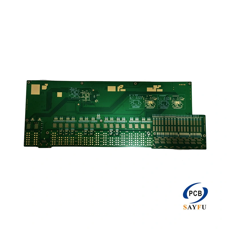 4 Layer Multilayer PCB Printed Circuit Board with Gold Finger-Blue Ink-OSP Finshed PCB