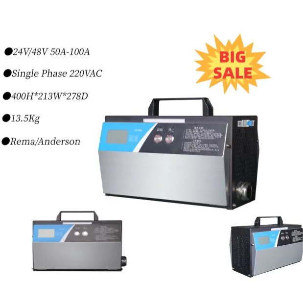 Electric Vehicle Rickshaw Battery Pack High Power Intelligent Fast Lithium Charger