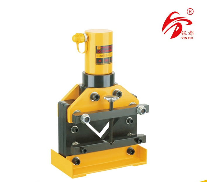 31t Hydraulic Press Angle Iron Rebar Cutter (CAC-75)