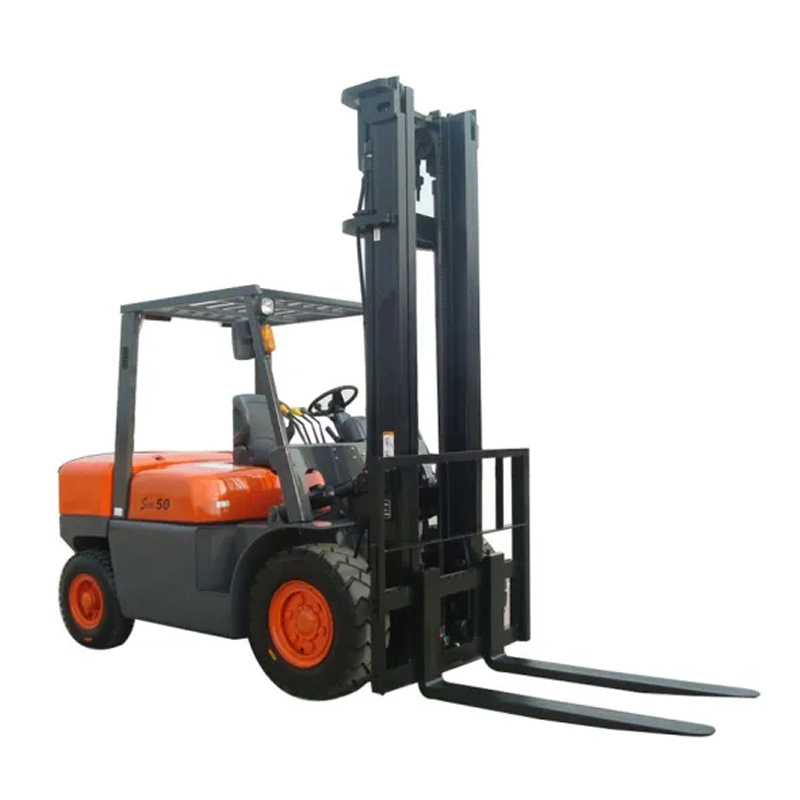 Diesel Forklift 5t Heavy Duty Diesel Forklift Used for Moving and Lifting Cargo