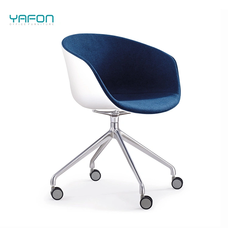 Aluminum Alloy Swivel Base Swivel Office Chair Meeting Hall Chair