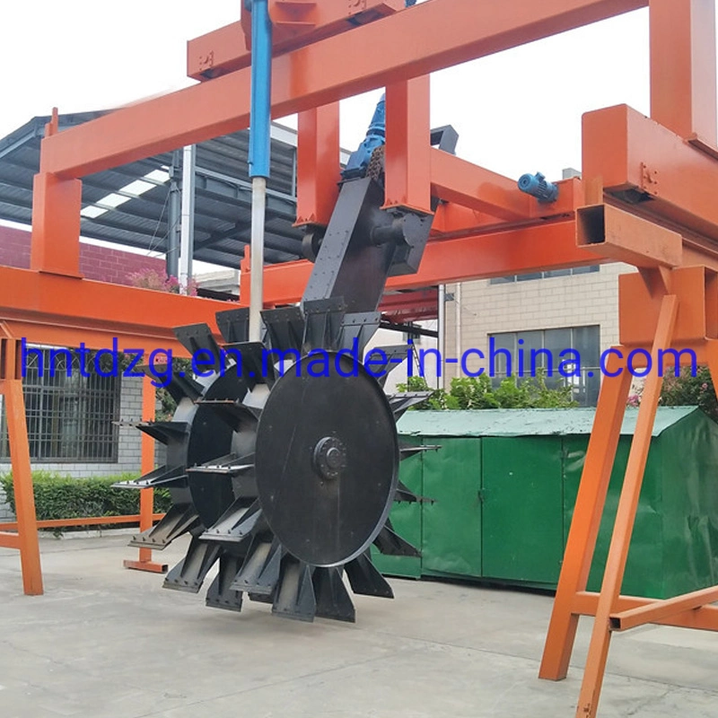 Fertilizer Making Machine Wheel Type Compost Mixing Machine Cow Dung Compost Turner Equipment for Sale