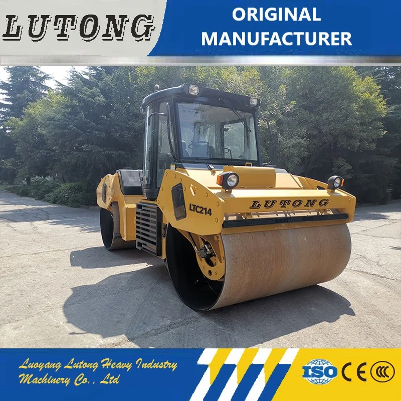 Lylt High Efficiency 14-Ton Hydraulic Double Drum Road Roller for Construction