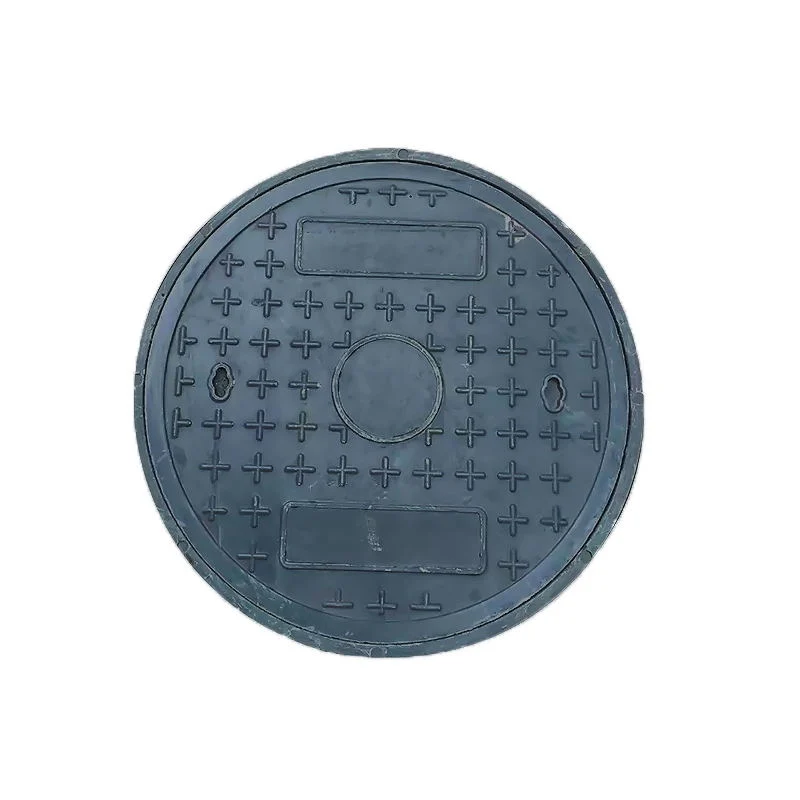 China Manufacturer Direct Sell Composite Round Manhole Fiberglass Coverlight Duty Sewer Cover