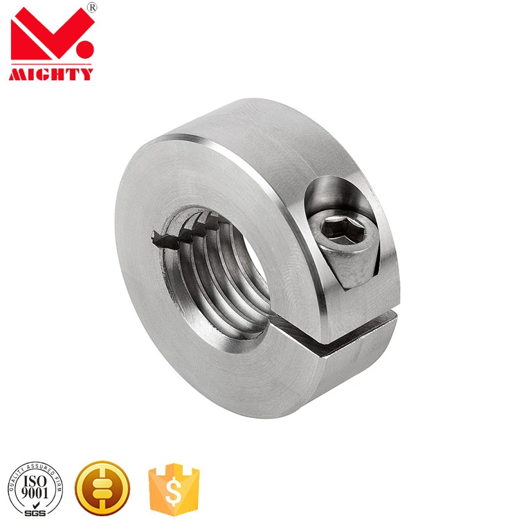 Double Split Shaft Collar Stainless Steel CNC High Precision Shaft Clamp
