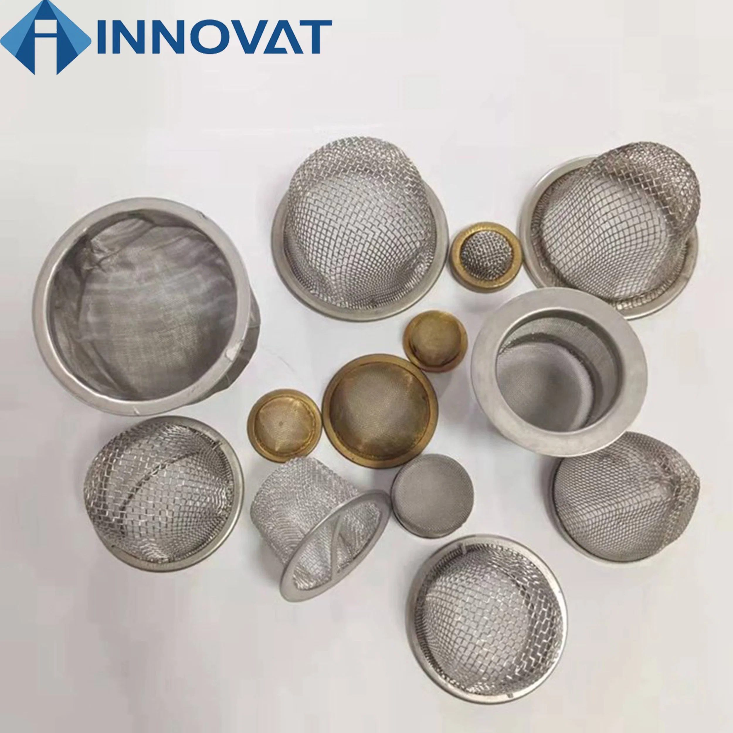 Stainless Steel Wire Mesh Filter Cap / Domed Mesh Screen / Stainless Steel Filter Mesh Cone Mesh Stainless Steel Cap Shape Filter Caps Bowl Shape Mesh Strainer