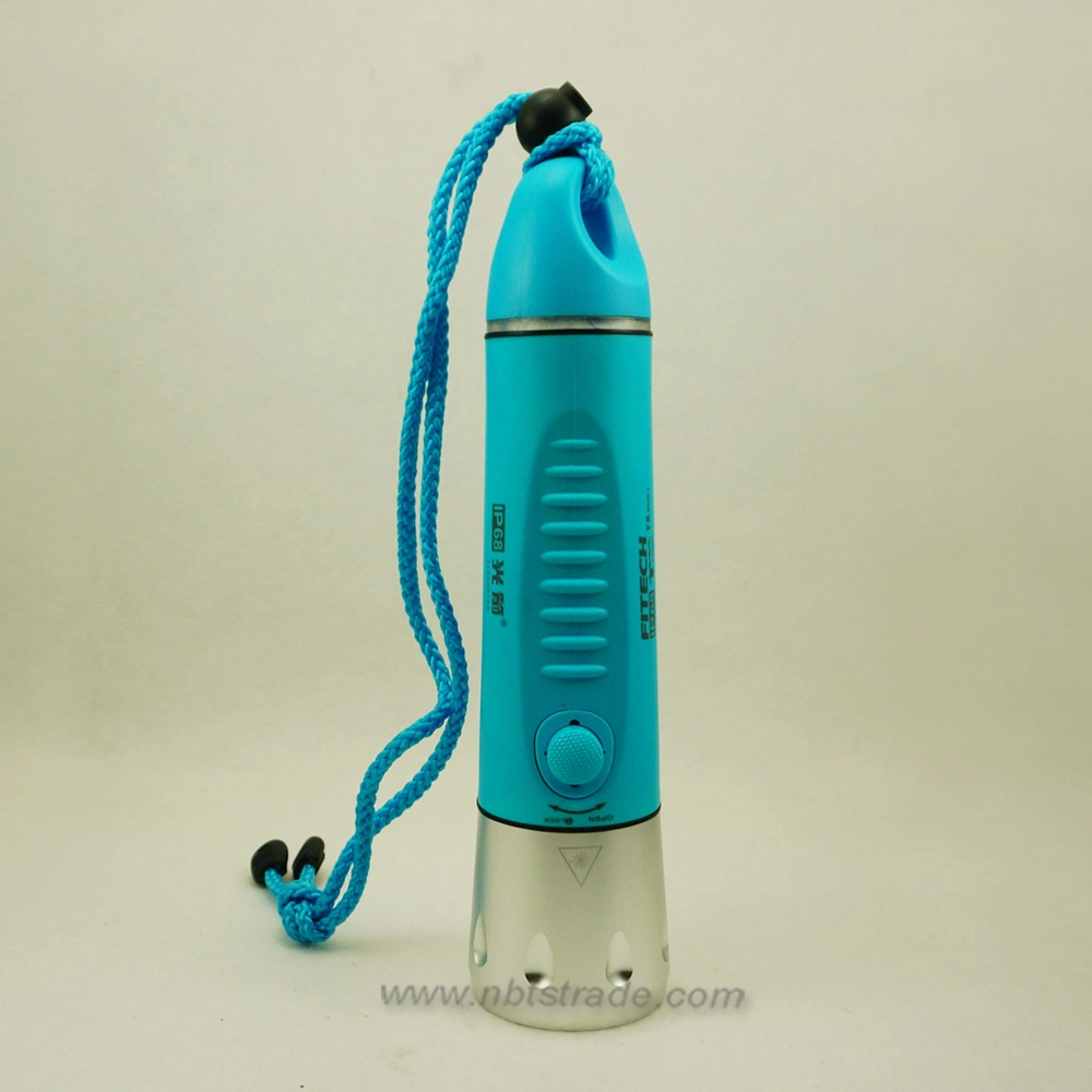 F8 LED Diving Flashlight USB Charge