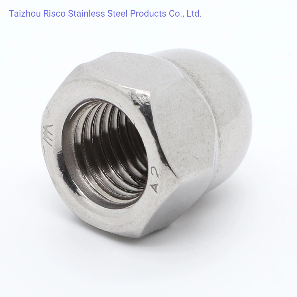 A2-70 A4-70/80 SS304/316 Chinese Manufacturer Fastener Cap Nut