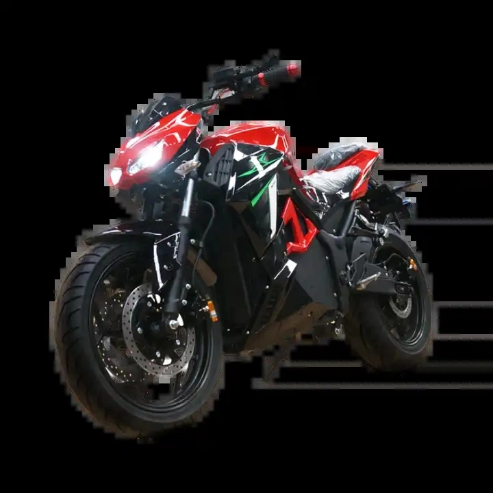 2022 Nouveaux modèles à la mode Moto électrique à moteur central haute puissance 72V 12000W 140 km/h.