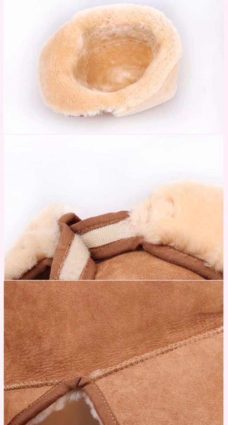 Hot Sale Sheepskin Double Face Ultimate Pilot Hats for Women