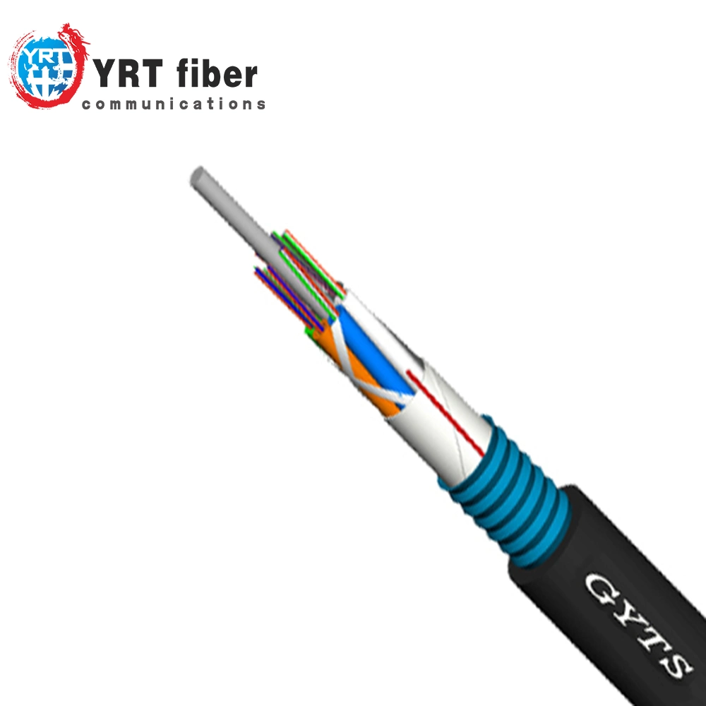 Fire Retardant Single Jacket Sm Fiber Optic Cable for GYTS