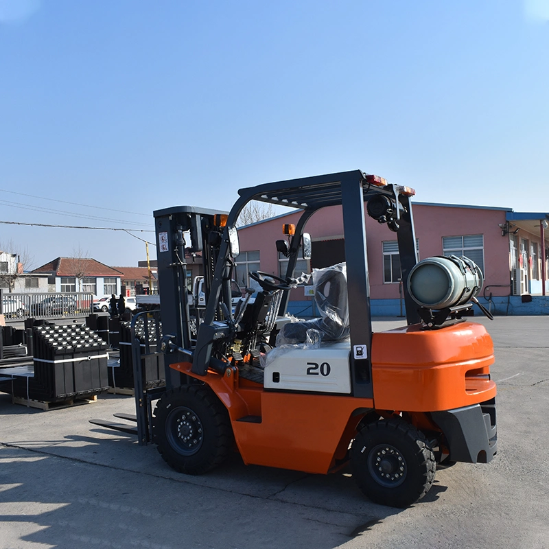 EPA Approved Japan Nissan Engine 2ton Hydraulic Hand Manual LPG/Gas/Gasoline Forklift Truck Price