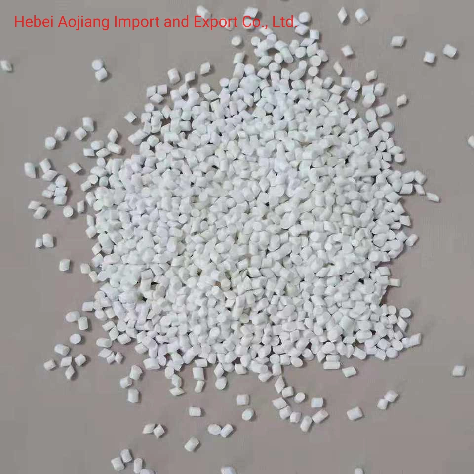 Recycled PVC Granules Transparent White and Black Color Raw Material PVC for Making Wire