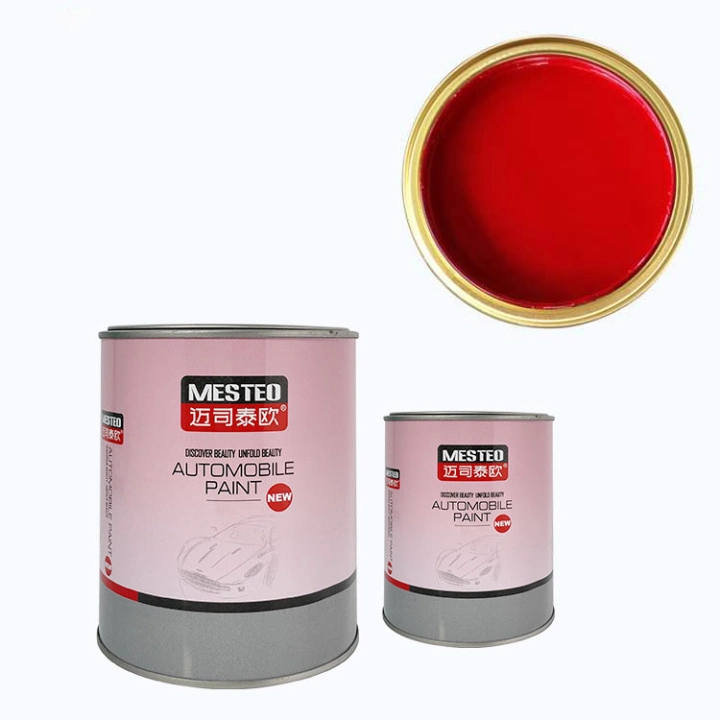 Самое популярное Доставка популярные краски автомобиля High Chroma Acrylic Auto Paint Glinter HS 1K basecoat Bright Red G134