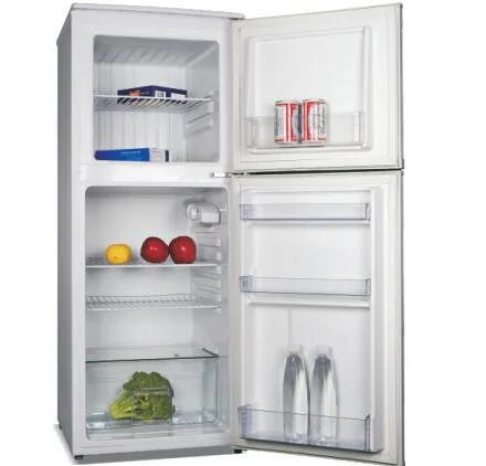 138L Double Door Refrigerator Fridge and Freezer Top Freezer Bottom Fridge Bcd-138