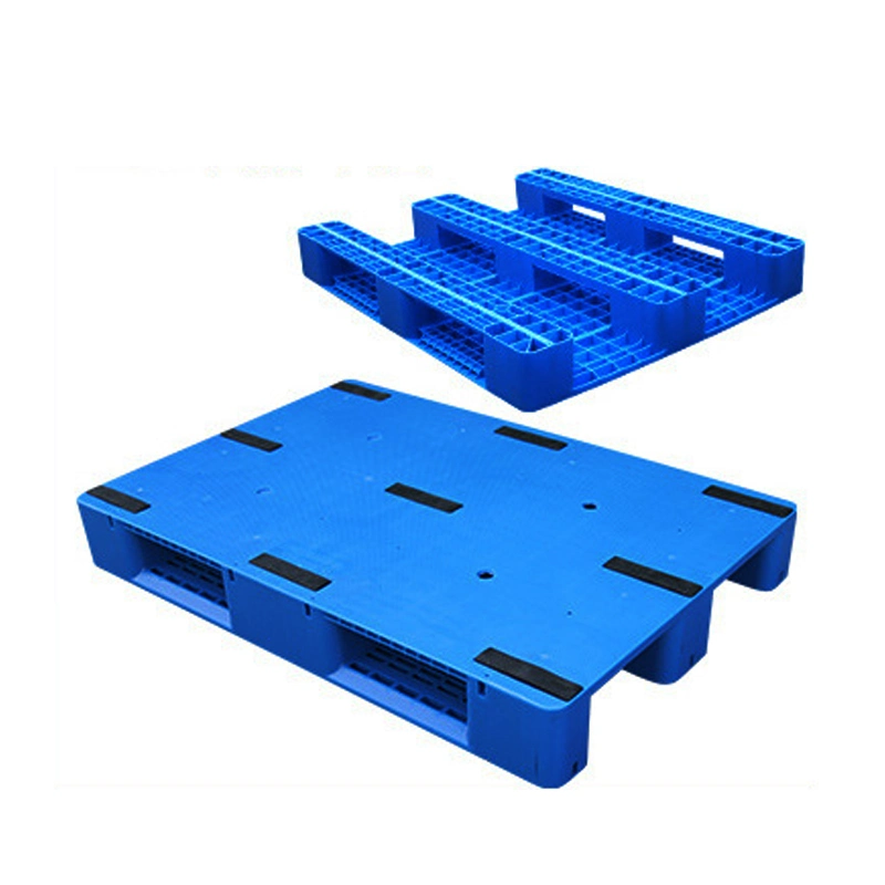 Manufacture OEM Injection HDPE Recycle Shipping Warehouse Rack Storage Double Faced 4 Way Antistatic Plastic Euro Pallet Heavy Duty