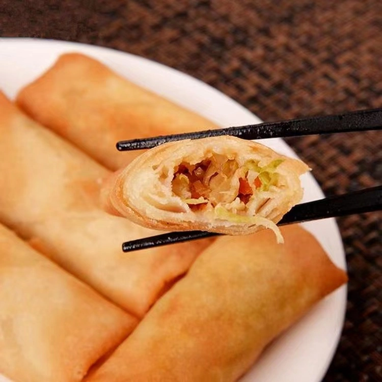 Comida instantánea congelada Cocina Vegetariana Crispy Spring Roll 15g Con Halal