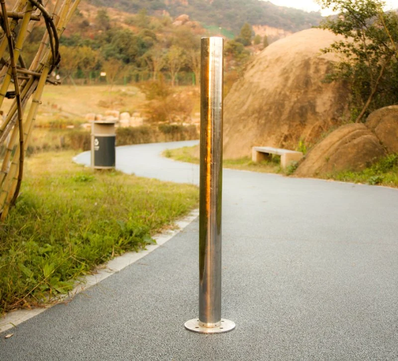 Customized Retractable Stainless Steel Removable Street Safety Bollard