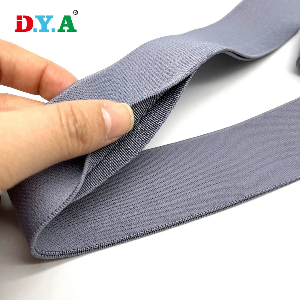 Stock 4cm Y Type Open Folded Elastic Band for Pants/Skirts Waistband