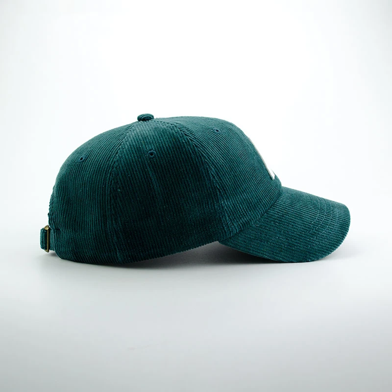 Popular Corduroy Baseball Cap with Patch Embroidery Fashion Sports Golf Cap Promotion Hat