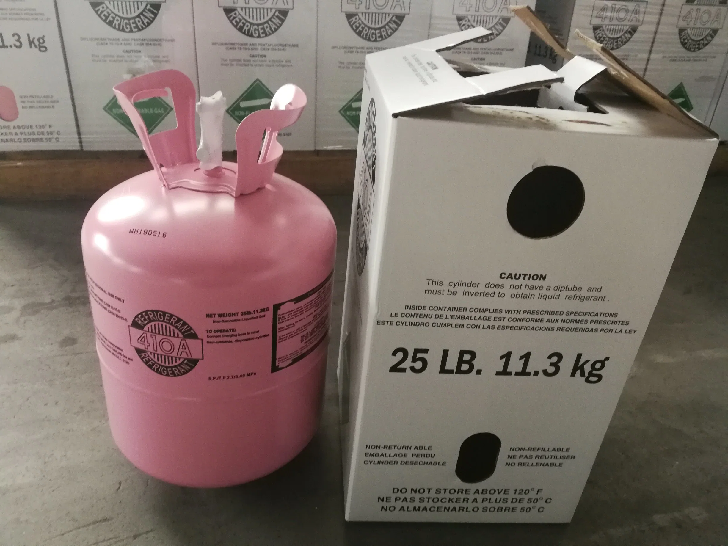 Non-Flammable Liquefeito refrigerante R-407c/R407c Ar Gás Conditioing