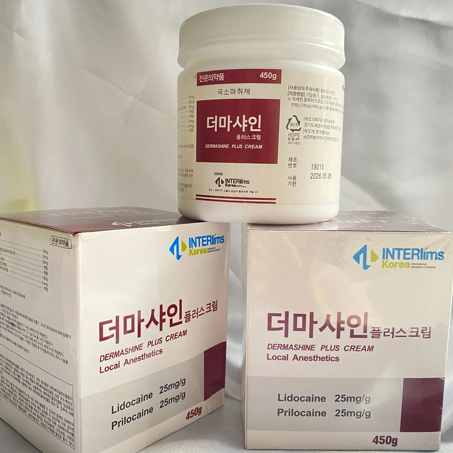 Mayorista/Proveedor 450g Korean Numb anestésico Ointment Crema Tattoo Microblading tratamiento Crema adormecida profunda coreana