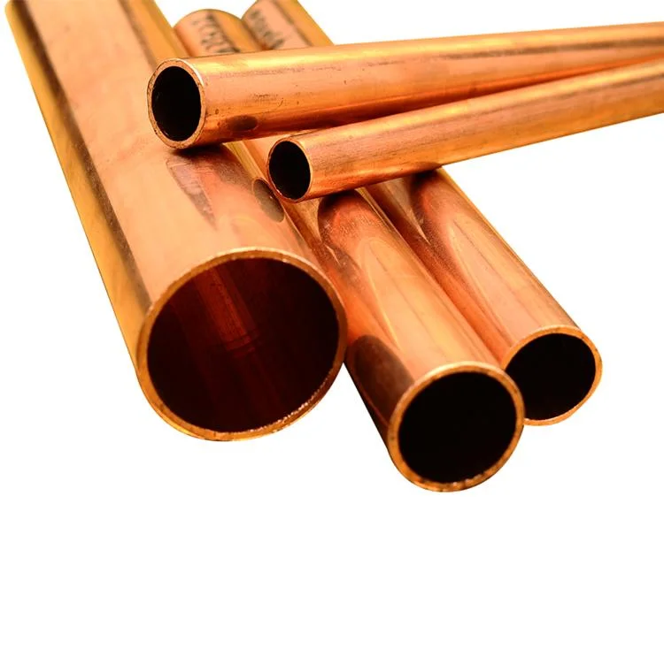 Air Conditioning Copper Tube 6.35mm Copper Pipe 1/2 Inch 3/8 15mm C10100 C10200 C11000 99.9% Pure Copper Pipe Tube Water Oxygen