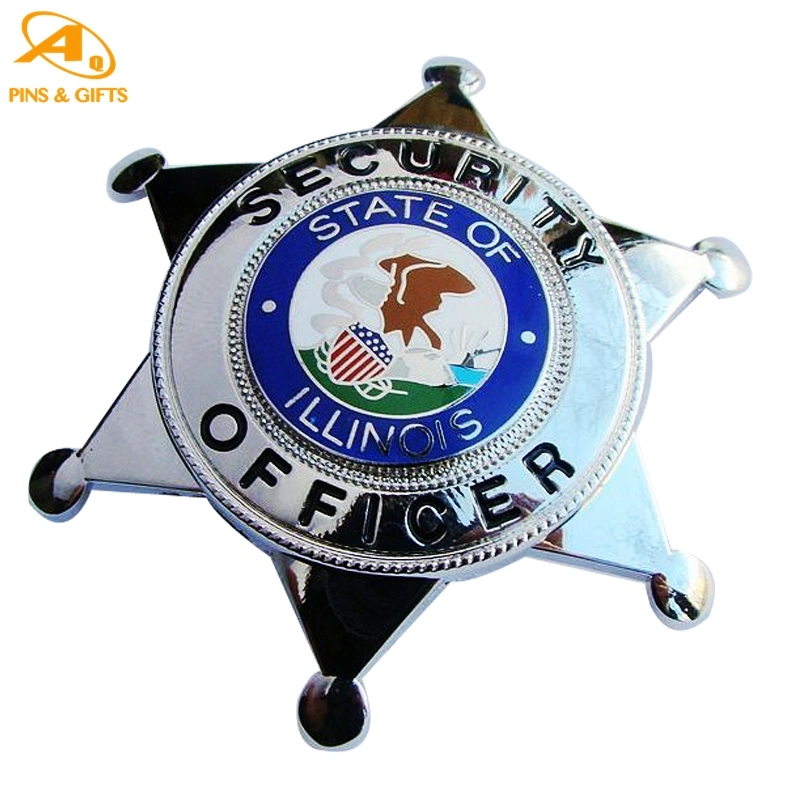 A polícia que sofrem de demência China Carro grossista Badge Metal Personalizado dons ligas