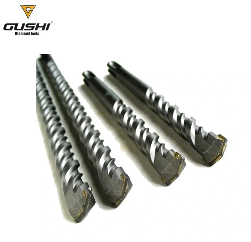 Wholesale/Supplier Carbide Cross Tip SDS Plus Drill Bits for Masonry/ Concrete/ Hard Rock Drilling