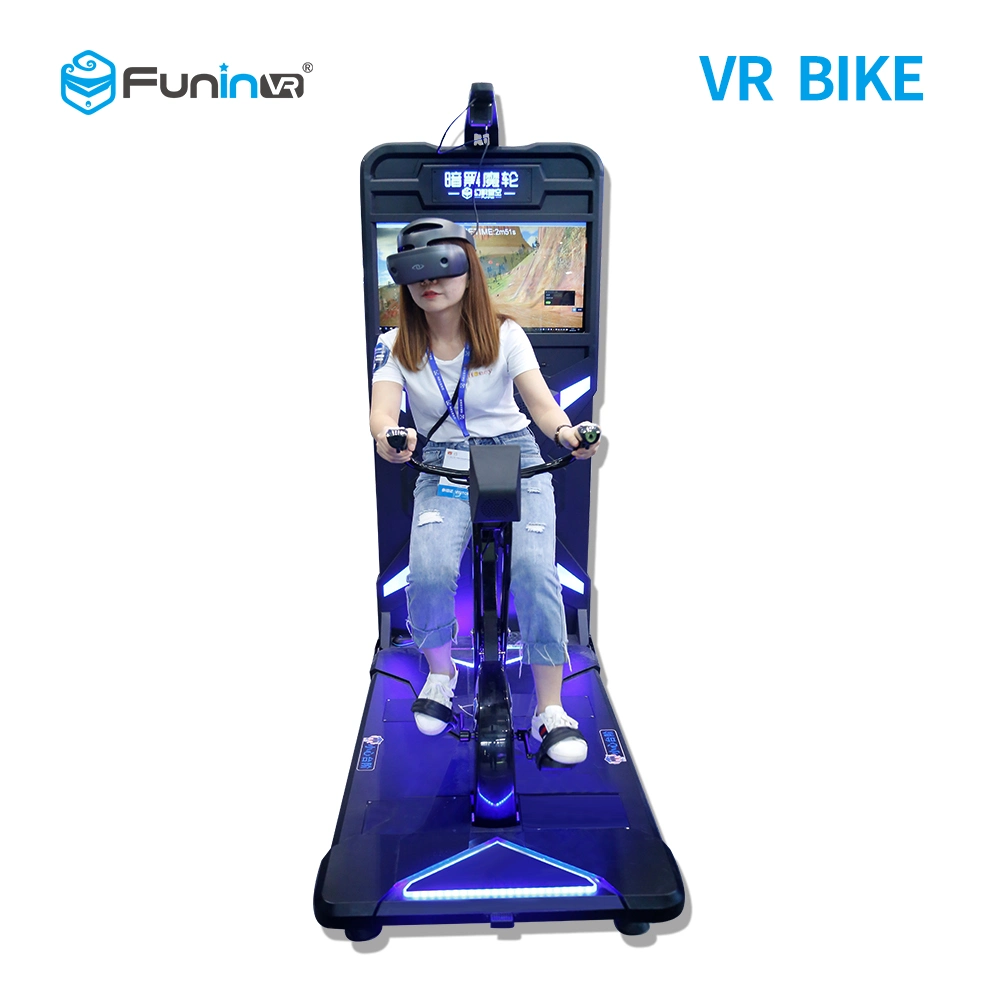 Funinvr Vr Racing Bicycle Exercise 9d Virtual Reality Bike with Screen for Advertising