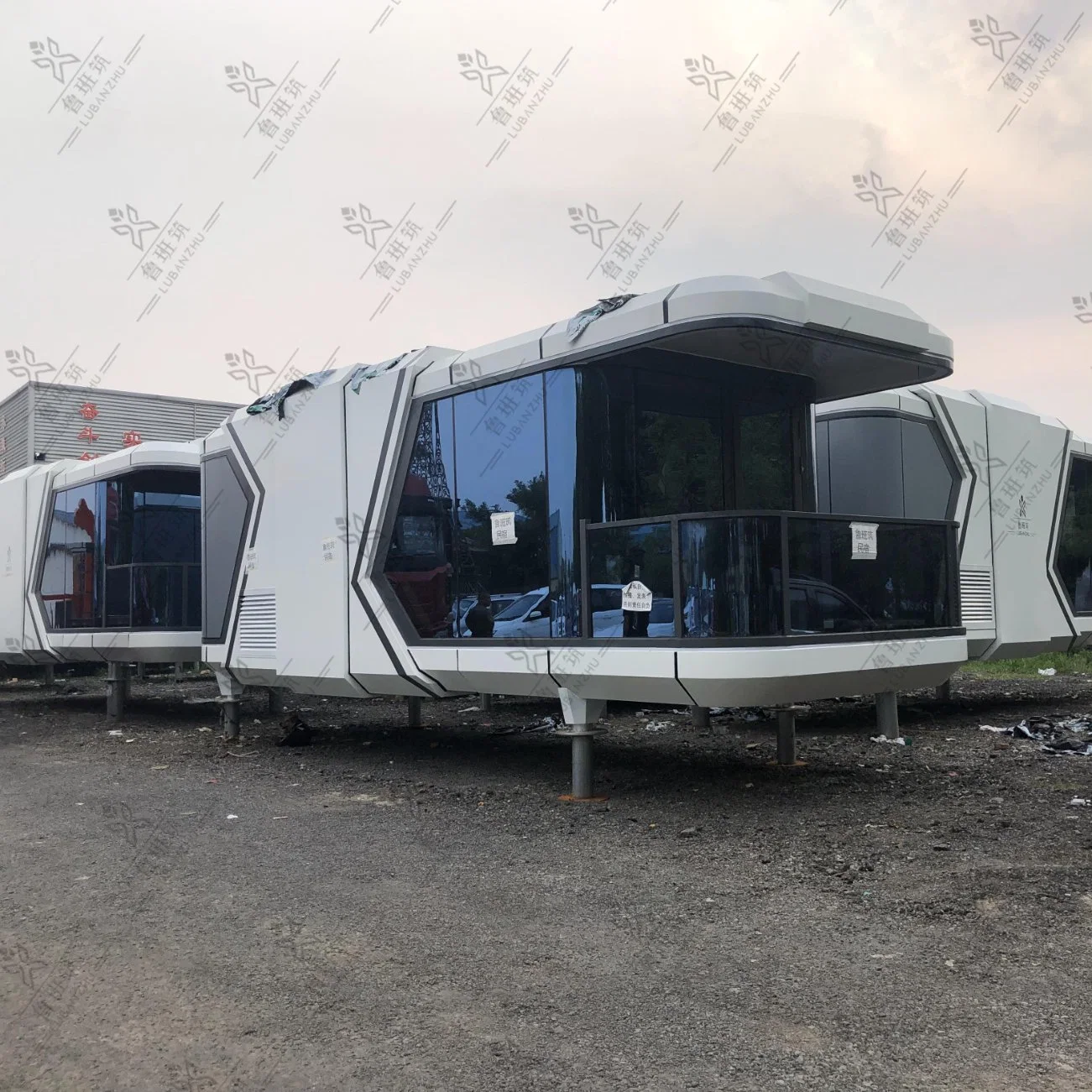 Mobile Homes Light Steel Framed Prefabricated Modular Luxury House for Sale