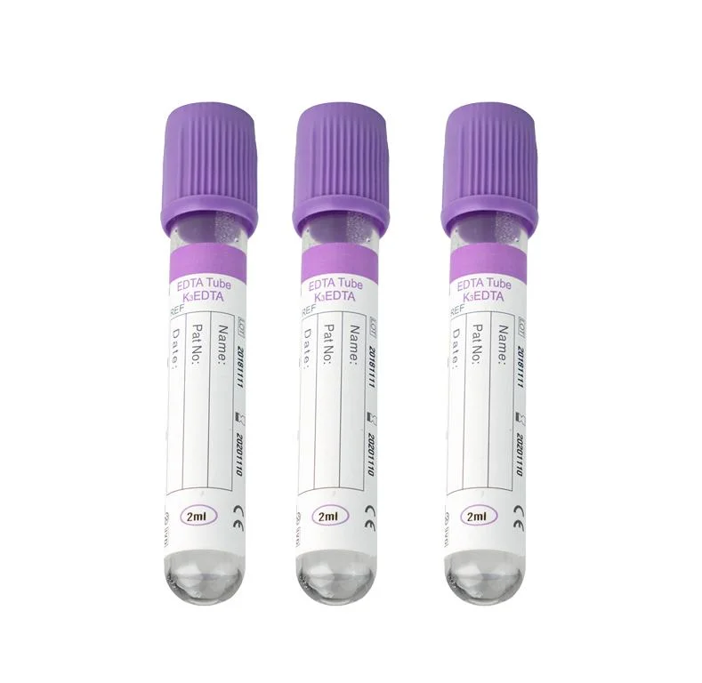 Factory Direct Disposable PP EDTA Materials Disposable Medical Sampling Vessel PT Vacuum Blood Tube