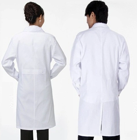 Widely Used Durable Cheap Waterproof Soil Release Lab White Coat Lab Clothing Dortor Coat