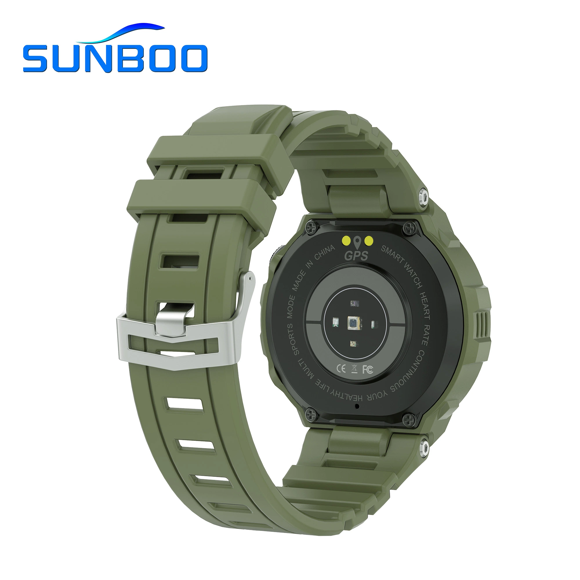 Smartwatch Support Moniteur de Saturation en Oxygène du Sang Réel Montre Bluetooth Montre de Sport Anti-Chute