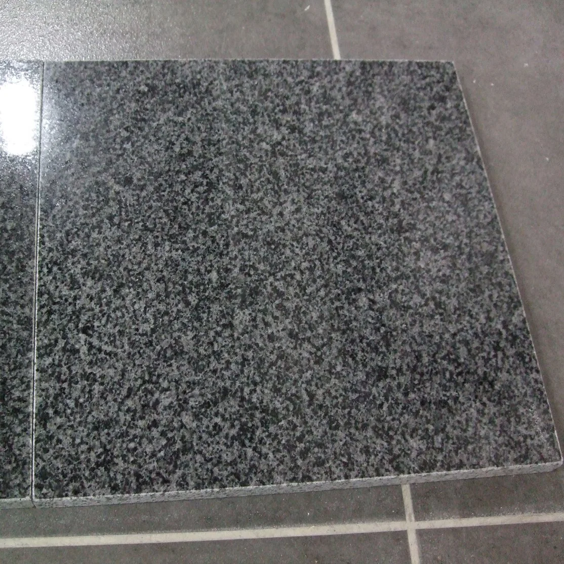 Diseño de piedra de la pared exterior Natural Baldosa pulida China flameado negro Impala granito G654 G654