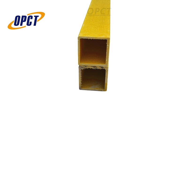 FRP GRP Pultruded Fiber Glass Plastic Square Tube Rectangular Tube