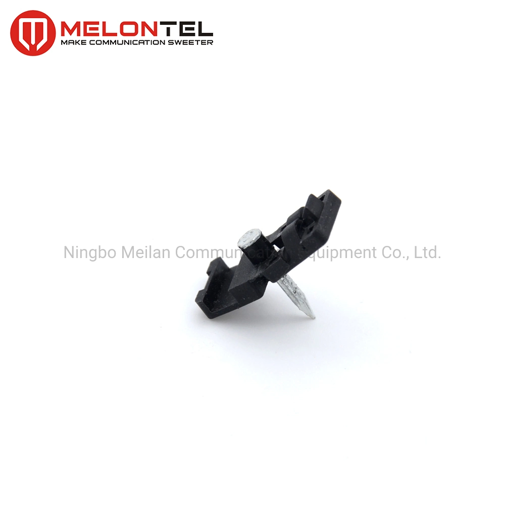 Fiber Optic Drop Wire Cable Clip with Single Concrete Nail