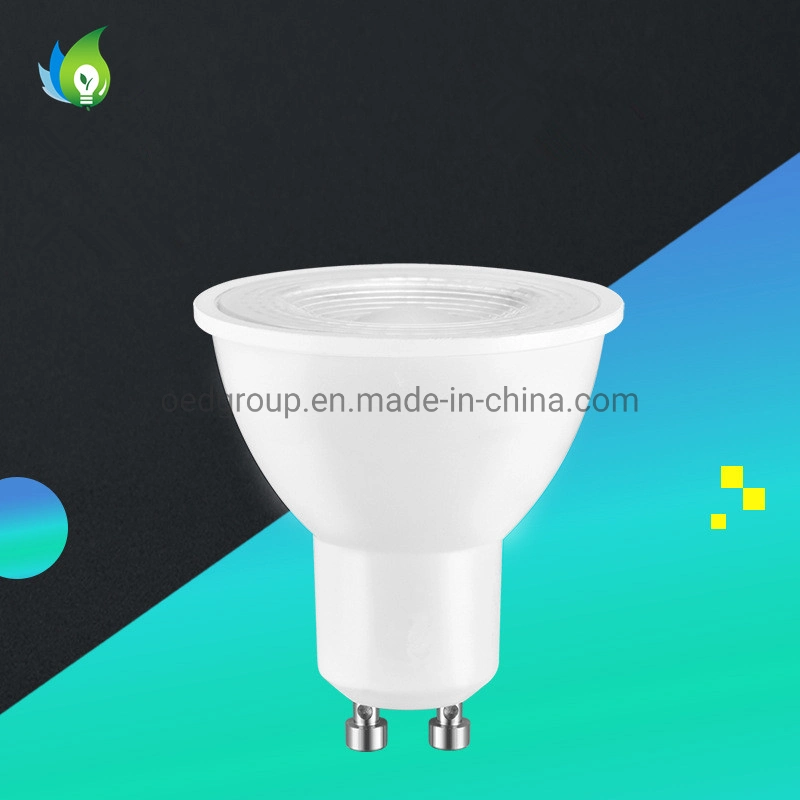 Aluminum 38 Degree PAR16 AC220-240V 5W Dimmable GU10 COB LED Cup