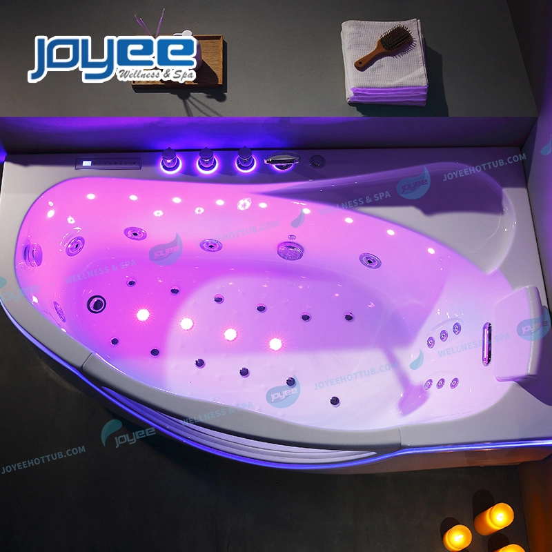 Joyee Mini meilleur bain acrylique bain SPA verre de fibre de verre clair Adultes enfants bain bouillonnant douche