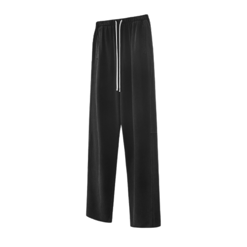 380g Washed Retro Jazz Trousers for Men and Women Hiphop Pants