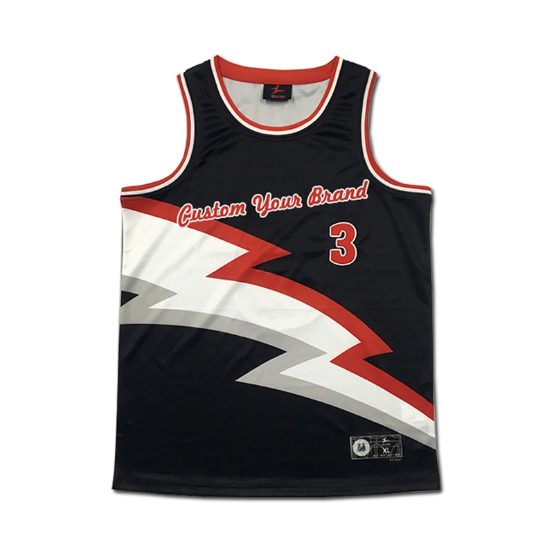 New Design Basketball Uniform Schwarz Basketball Uniform Set Jersey