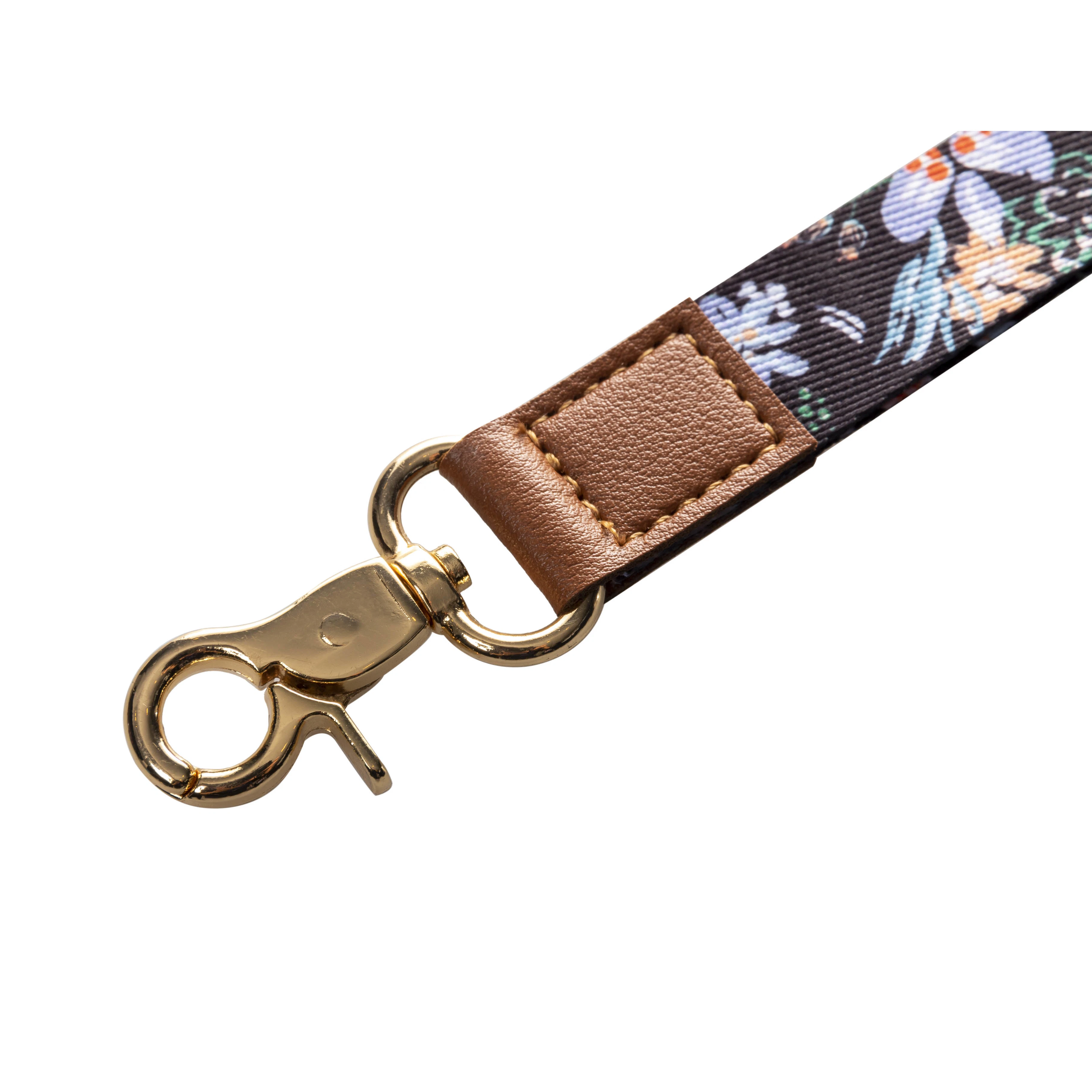 Promotion Gift Custom Logo Keychain Strap Polyester Short Lanyard