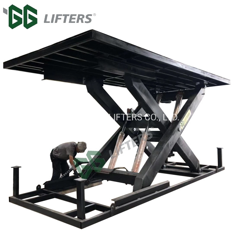 GG Lifters Customize Garage Hydraulic Two Deck Scissor Car Parking Solution