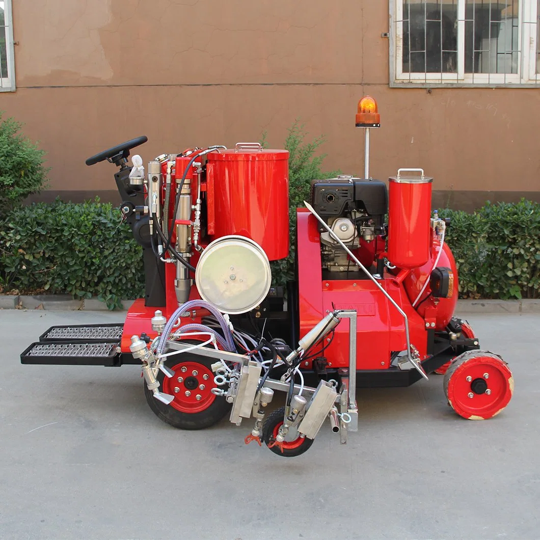 Self-Propelled Multi-Function Road Line Striping Machine with Two-Component External-Mixing