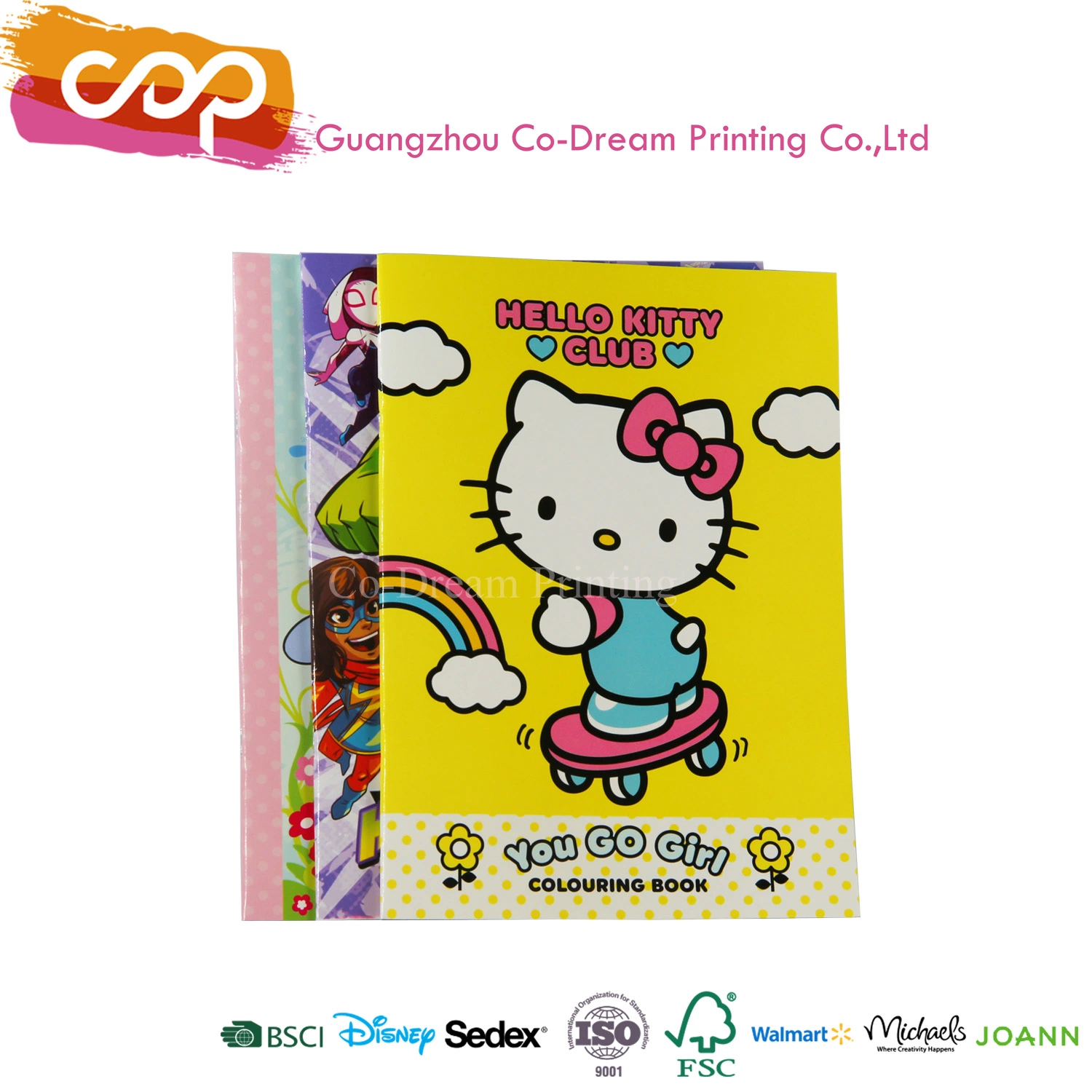 Famous Carton Character Coloring Children Perfect Binding Book