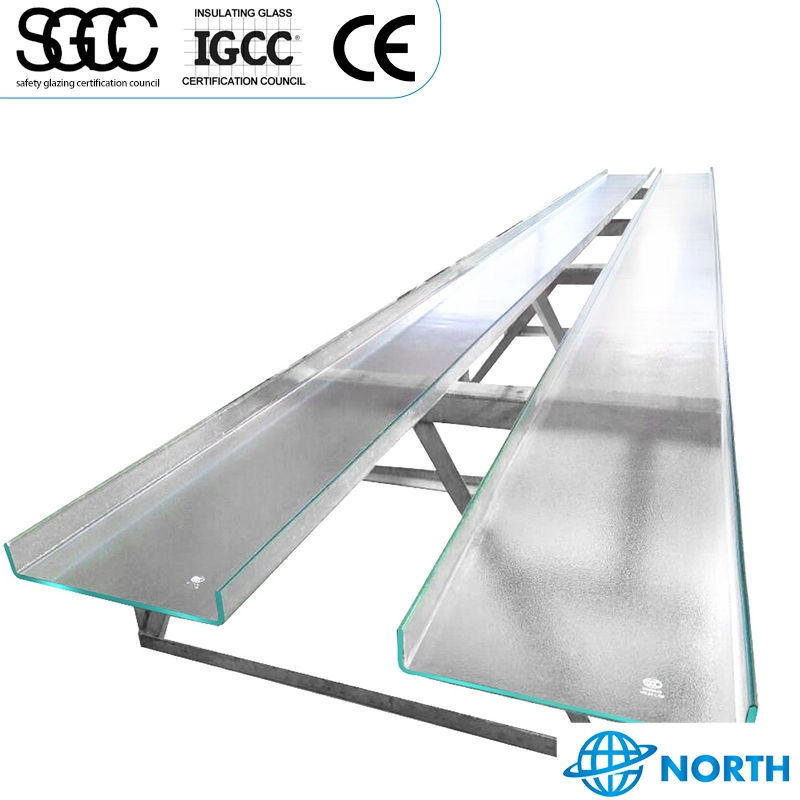 6 8 10 16 18 20 40 60mm Thick PVB Sentry Glas Plus Clear Low Iron Low E Laminated for Window Railing Balcony Curtain Wall with CE SGCC Certification