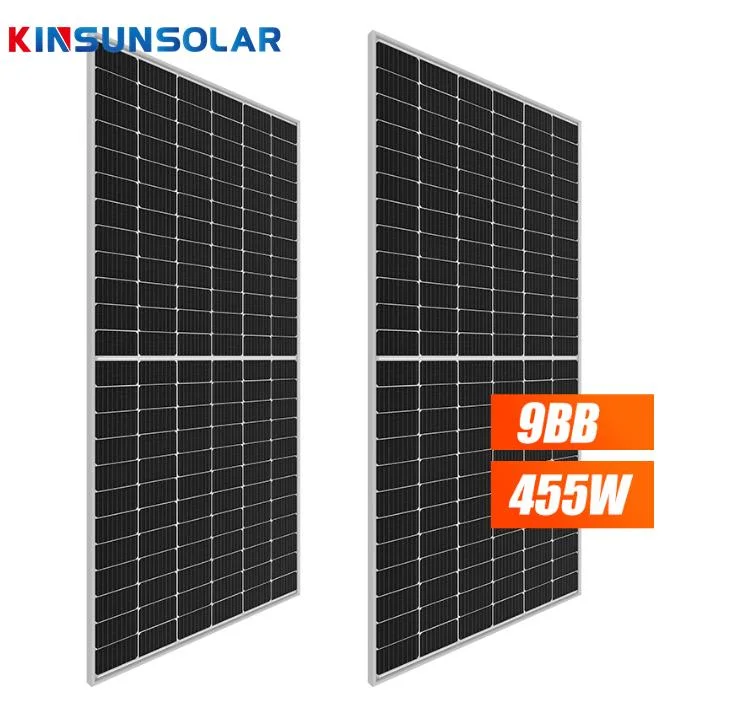 415W 420W 430W 440W 450 W Painel Solar Mono PERC de meia-corte Para sistema de alimentação solar