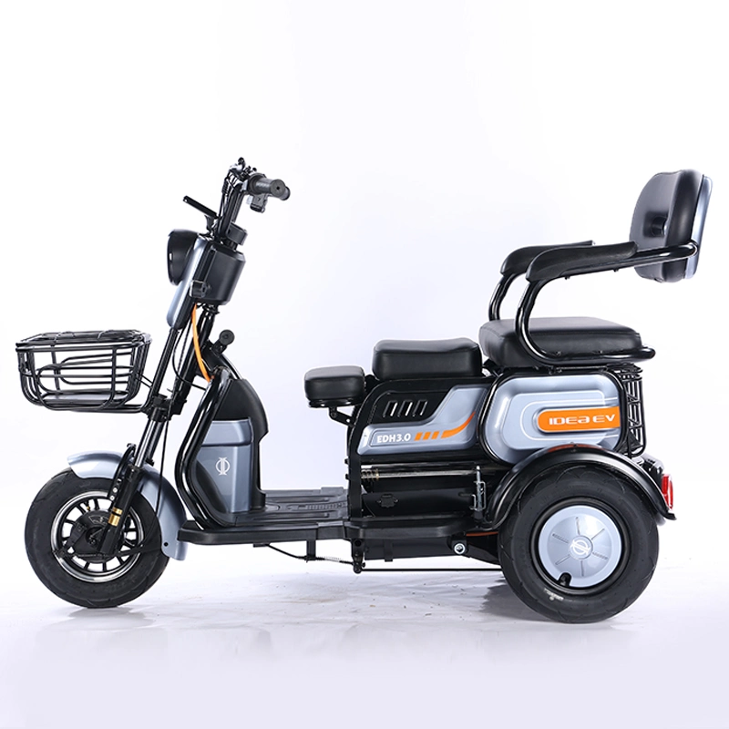 Vente à chaud tricycle électrique 500W 3 Trike sur roues pour adulte Passager